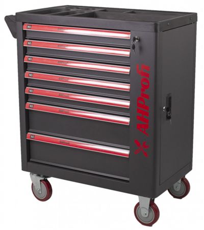 Dílenský vozík prázdný, 7 zásuvek