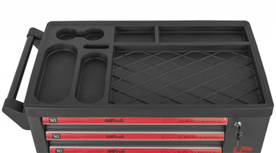 Dílenský vozík prázdný, 7 zásuvek