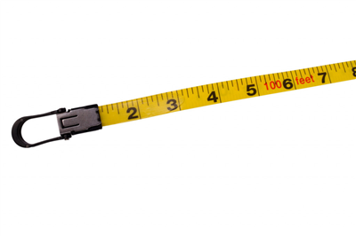 Měřící pásmo ze skleněného vlákna 30 m x 13 mm