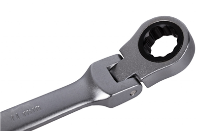 Sada ráčnových očkoplochých flexibilních klíčů 7 ks, 8 - 19 mm