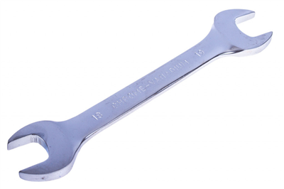 Sada očkoplochých, plochých a vyhnutých očkových klíčů ve vložce do dílenského vozíku, 36 dílů