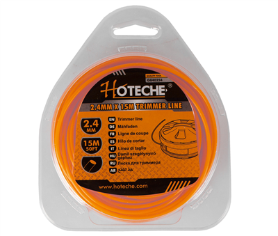 Struna do křovinořezu 2,4 mm x 15 m