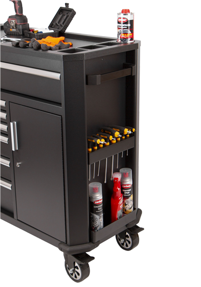 Široký dílenský vozík s nářadím, 130 dílu