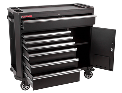 Široký dílenský vozík s nářadím, 130 dílu