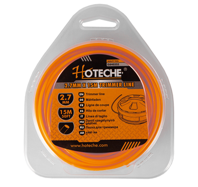 Struna do křovinořezu 2,7 mm x 15 m