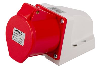 Zásuvka nástěnná 4P, 400 V, 32 A