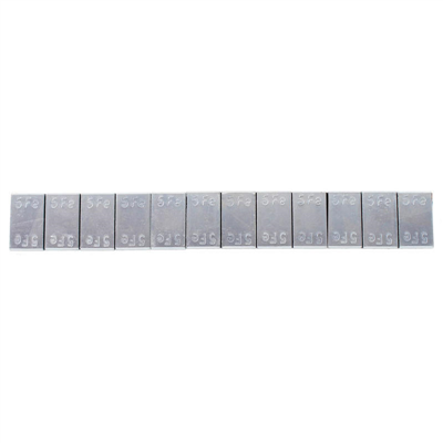 Samolepící vyvažovací závaží 12 x 5 g, ocelové