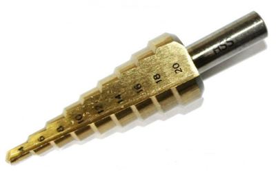 Stupňovitý vrták 4-20mm HSS MAR-POL