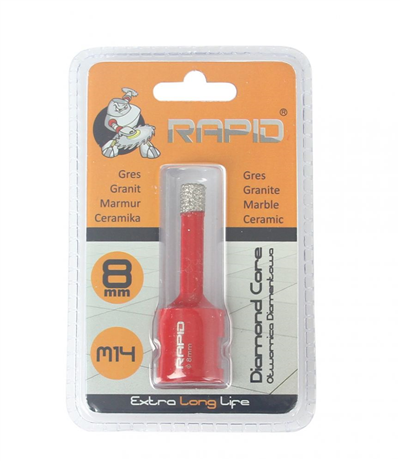 Diamantový korunkový vrták s otvorem ?8 mm M14 RAPID