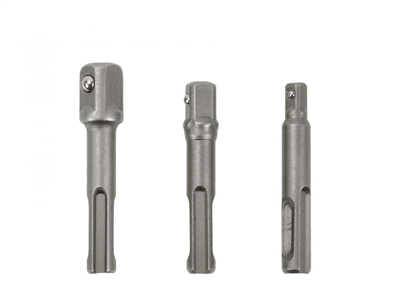 Adaptéry SDS+ pro nástrčné hlavice 1/4", 3/8“, 1/2“ GEKO