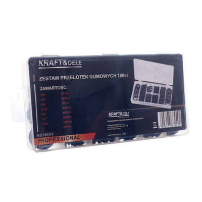 Sada gumových průchodek 180ks KRAFT&DELE