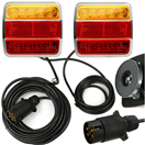 MAR-POL M02036 Sada koncových LED světel na magnet MAR-POL