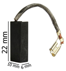 MAR-POL S00003W Náhradní uhlíky 6x10x22mm, 2ks MAR-POL