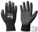 BRADAS BR-RWPBC9 Rukavice ochranné 9" polyuretan PURE BLACK