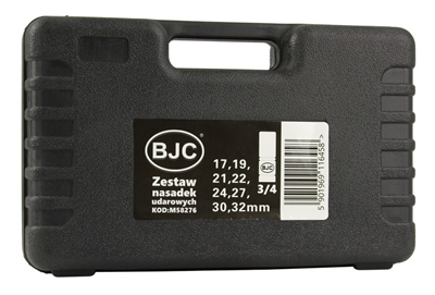 Nástrčné rázové hlavice 3/4", 17-32mm, sada 8ks BJC