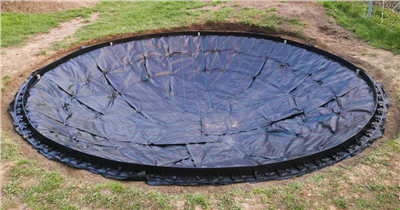 Plastový kotvící kolík na agrotextílie s hroty 15cm