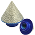 Diamantová kuželová fréza 2-38mm, M14 na beton, keramiku, ká