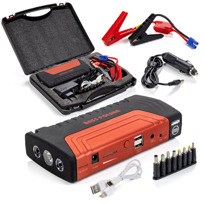 Powerbanka 15000mAh, 400-900A s funkcí startu a světlem BASS