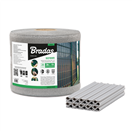 BRADAS BR-TOB2001936LGY Plotová, balkónová tkanina 19cmx36m, světle šedá BRADAS