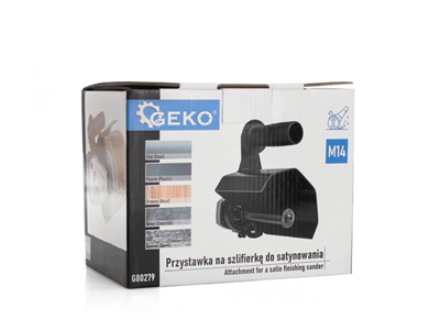 Nástavec pro úhlovou brusku na broušení, satinování, strukturování, závit M14 GEKO