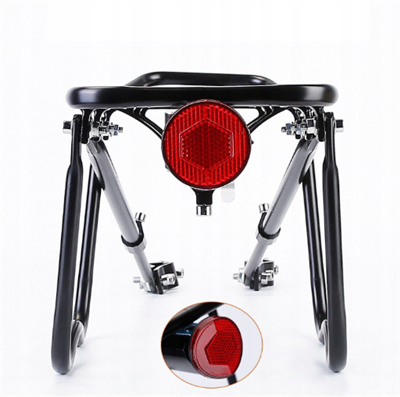 Nosič zadní na jízdní kolo, hliníkový se vzpěrami, 50kg KELTIN