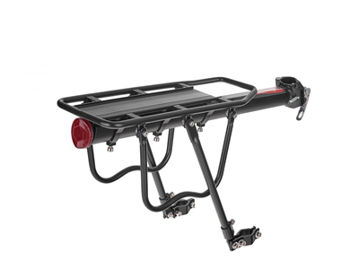 Nosič zadní na jízdní kolo, hliníkový se vzpěrami, 50kg KELTIN