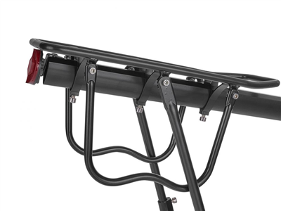 Nosič zadní na jízdní kolo, hliníkový se vzpěrami, 50kg KELTIN