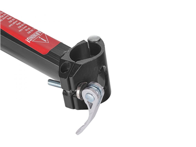 Nosič zadní na jízdní kolo, hliníkový se vzpěrami, 50kg KELTIN