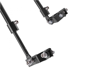 Nosič zadní na jízdní kolo, hliníkový se vzpěrami, 50kg KELTIN