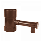 BRADAS BR-IBCLZ1-080-BR Sběrač dešťové vody s ventilem 80mm, hnědý