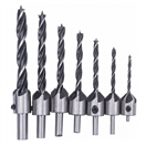 POWERMAT PM-ZWZP-7T Vrtáky do dřeva 3-10mm s nastavitelným záhlubníkem, sada 7ks POWERMAT