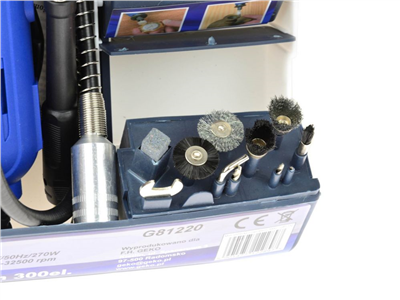 Mini přímá bruska 270W s příslušenstvím 300ks GEKO