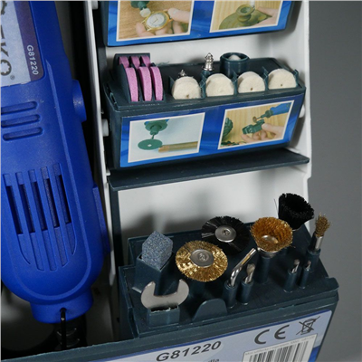 Mini přímá bruska 270W s příslušenstvím 300ks GEKO