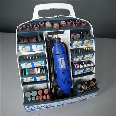 Mini přímá bruska 270W s příslušenstvím 300ks GEKO