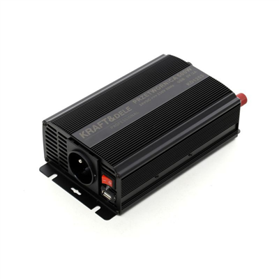 Měnič napětí 12V/230V, 350W, modifikovaná sinusovka KRAFT&DELE