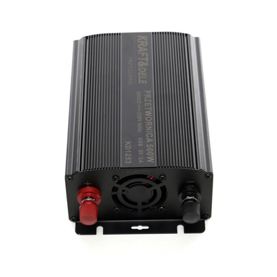 Měnič napětí 12V/230V, 350W, modifikovaná sinusovka KRAFT&DELE