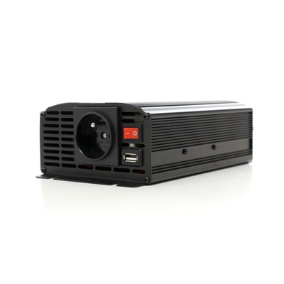 Měnič napětí 12V/230V, 350W, modifikovaná sinusovka KRAFT&DELE