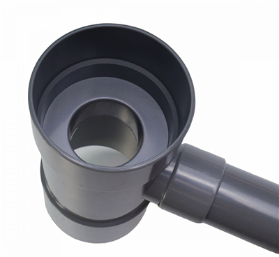 Okapový sběrač dešťové vody s ventilem 80mm IBCLZ1-080