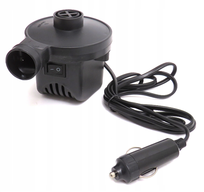 Nafukovací matrace do auta 135 x 80 cm černá s kompresorem 12V BASS