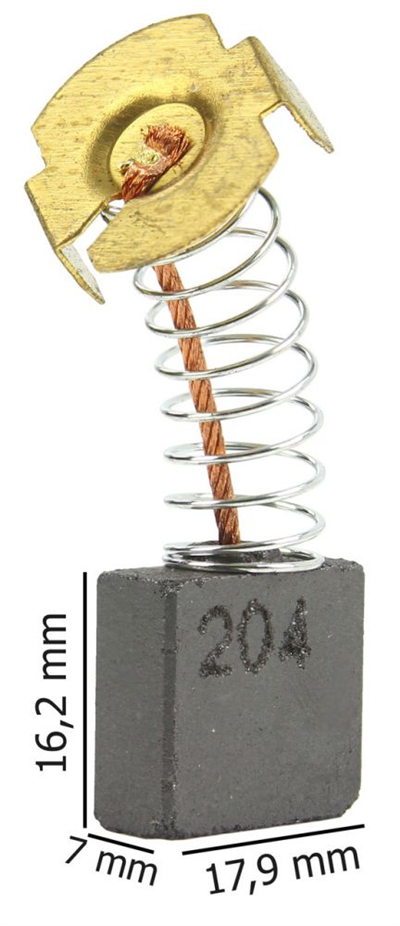 Náhradní uhlíky 7x16.2x17.9mm, 2ks MAR-POL