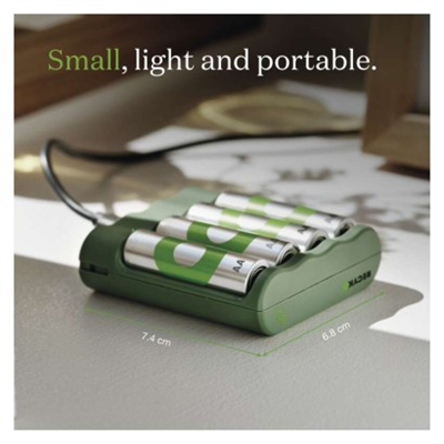 Nabíječka baterií GP Eco E441 + 4x AA ReCyko 2100