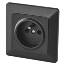 EMOS A6001.2 Zásuvka jednonásobná, antracit