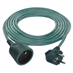 Prodlužovací kabel 5 m / 1 zásuvka / zelený / PVC / 1 mm2