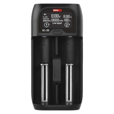 Univerzální nabíječka li-ion baterií EMOS BCL-20D