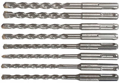 Vorfal V06044, SDS PLUS vrtáky do betonu, 6 - 10 mm, sada 8 ks