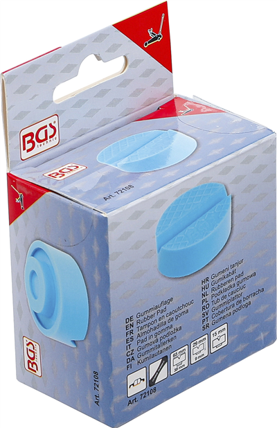 BGS 72108, Gumová podložka | pro zvedák | 65 x 38 mm