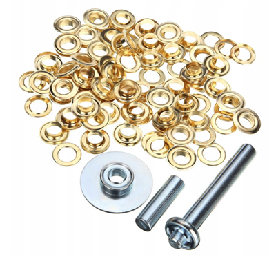 Vorfal V09060, Mosazná oka 12,5mm s příslušenstvím, sada 103 ks