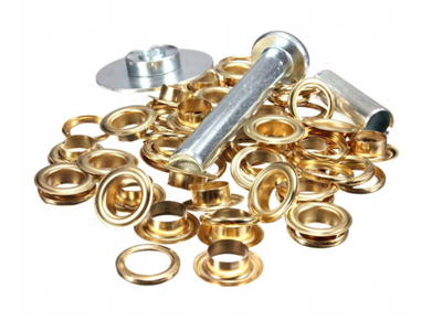 Vorfal V09060, Mosazná oka 12,5mm s příslušenstvím, sada 103 ks