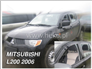Heko D23347 Ofuky oken Mitsubishi L200 2005-2015 (přední, 2 i 4 dveře, Single Cab i Double Cab)