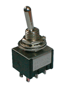 TIPA 02610006 Přepínač páčkový 3pol./6pin ON-OFF-ON